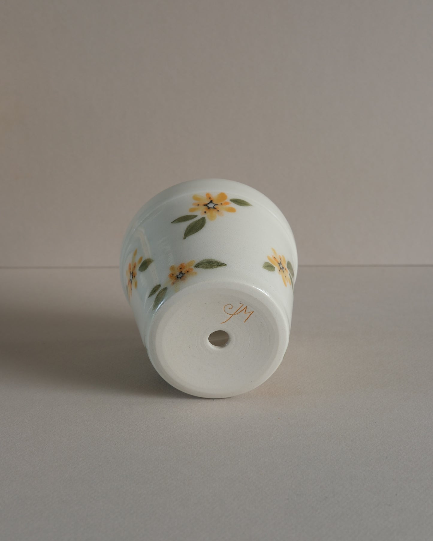 Yellow Tea Flowers | Planter