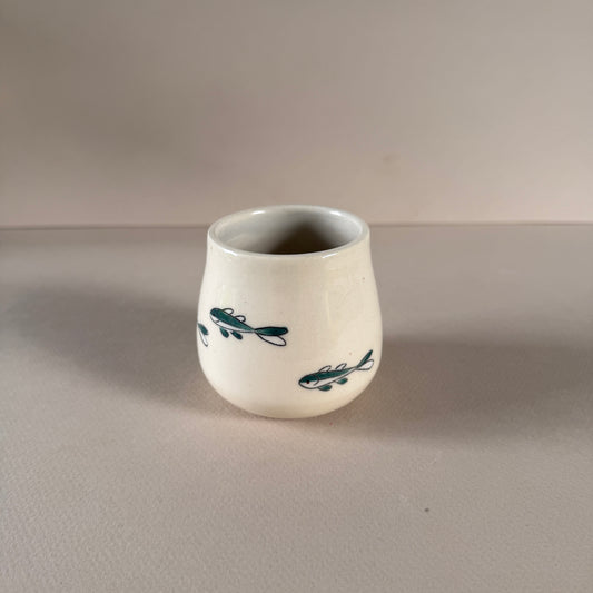 Teal Fish | Pinch Cup