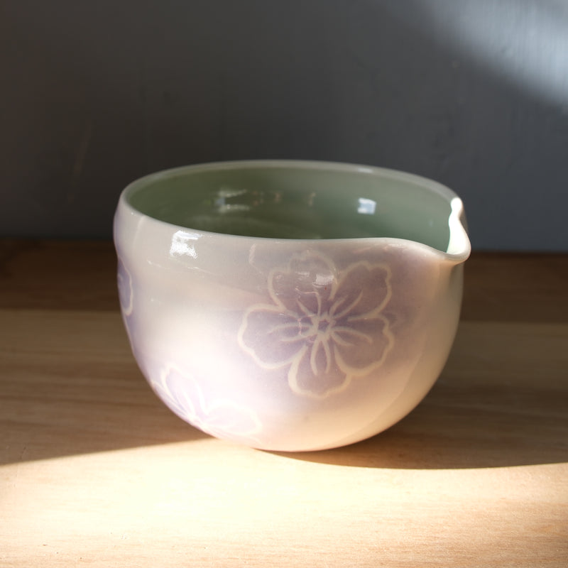 Purple Blossom Matcha Bowl image 1