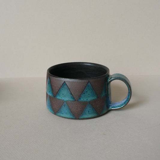 Teal Triangle | 10oz