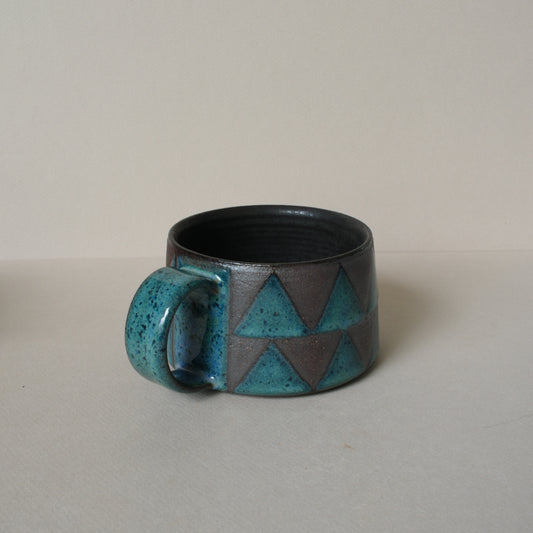 Teal Triangle | 10oz