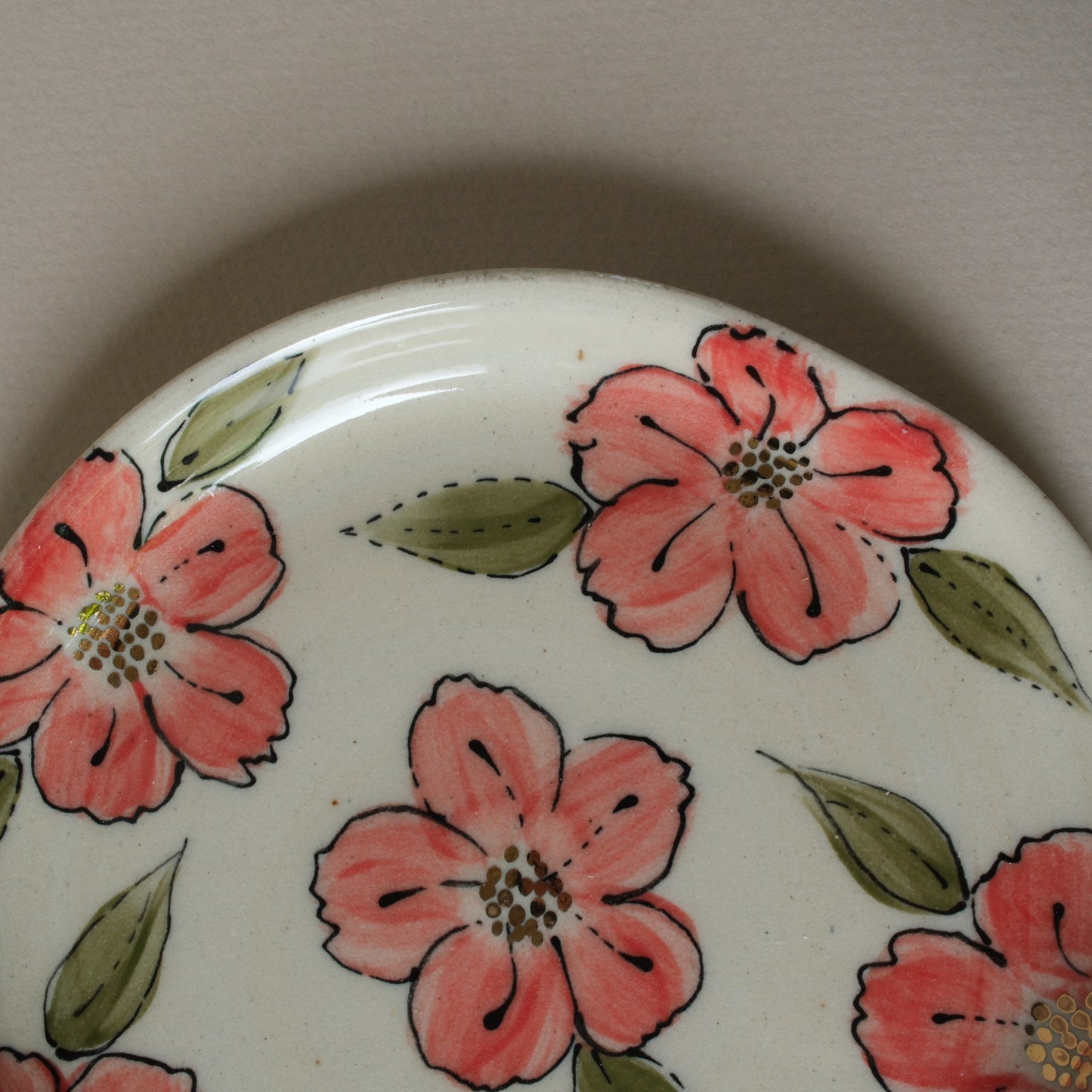 Red Flax Flower | Spoon Rest