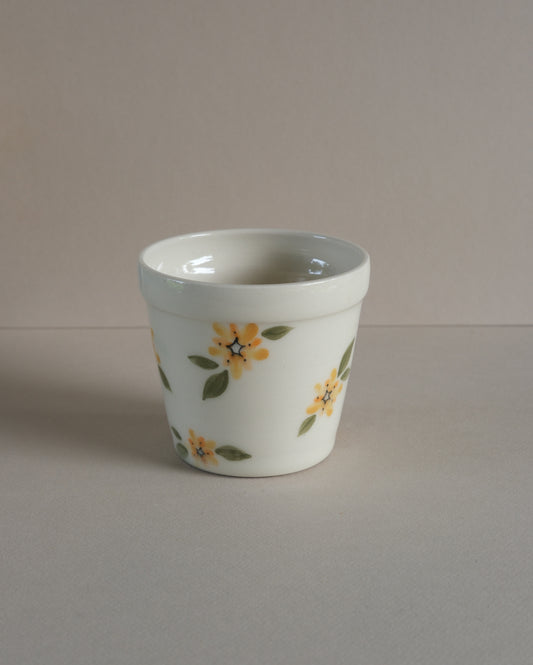 Yellow Tea Flowers | Planter