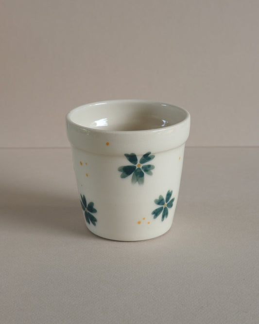 Teal Tea Flowers | Planter