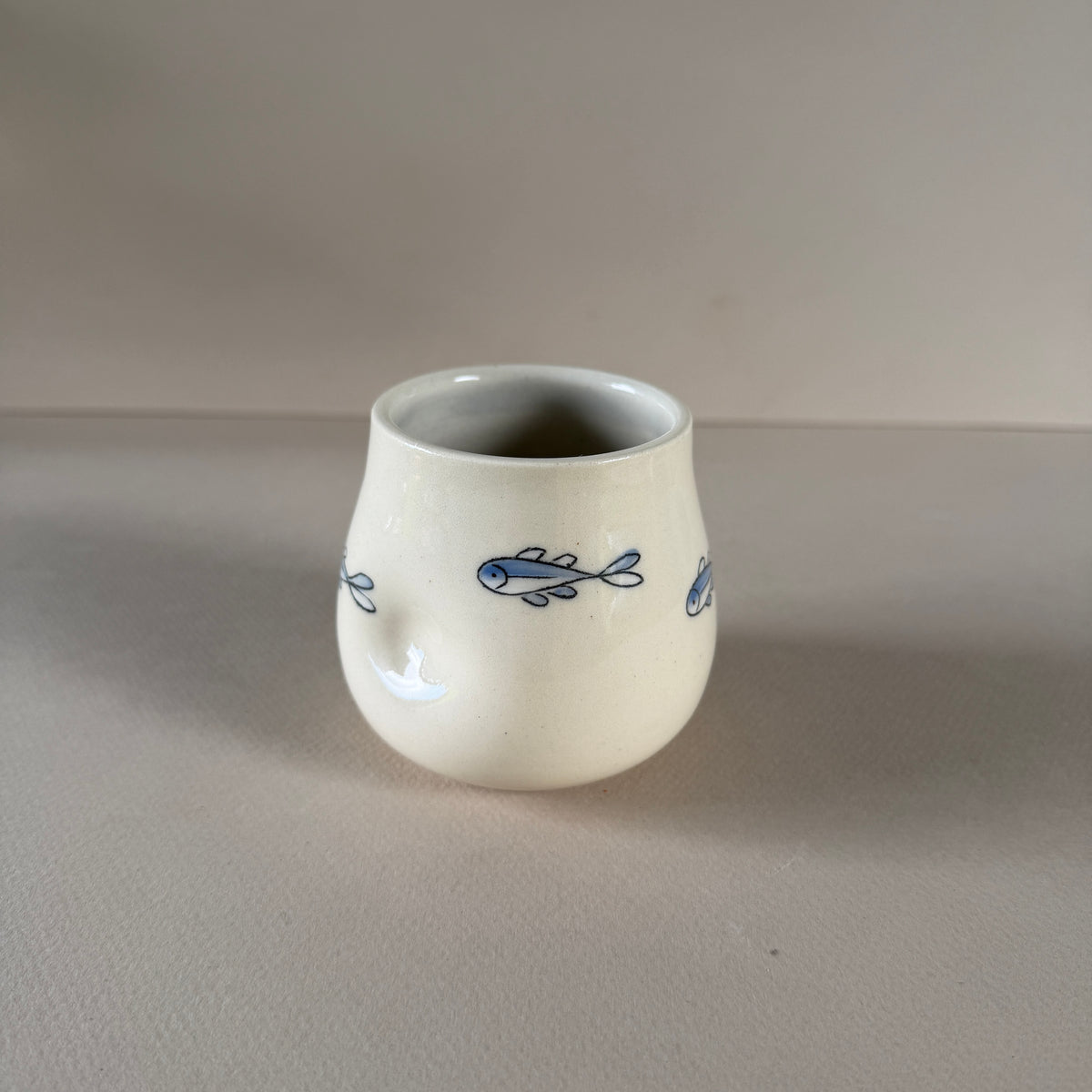 Light Blue Fish | Pinch Cup