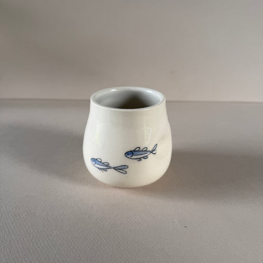 Light Blue Fish | Pinch Cup