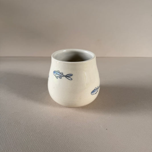 Light Blue Fish | Pinch Cup