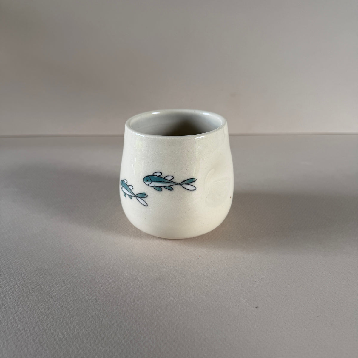 Light Teal Fish | Pinch Cup