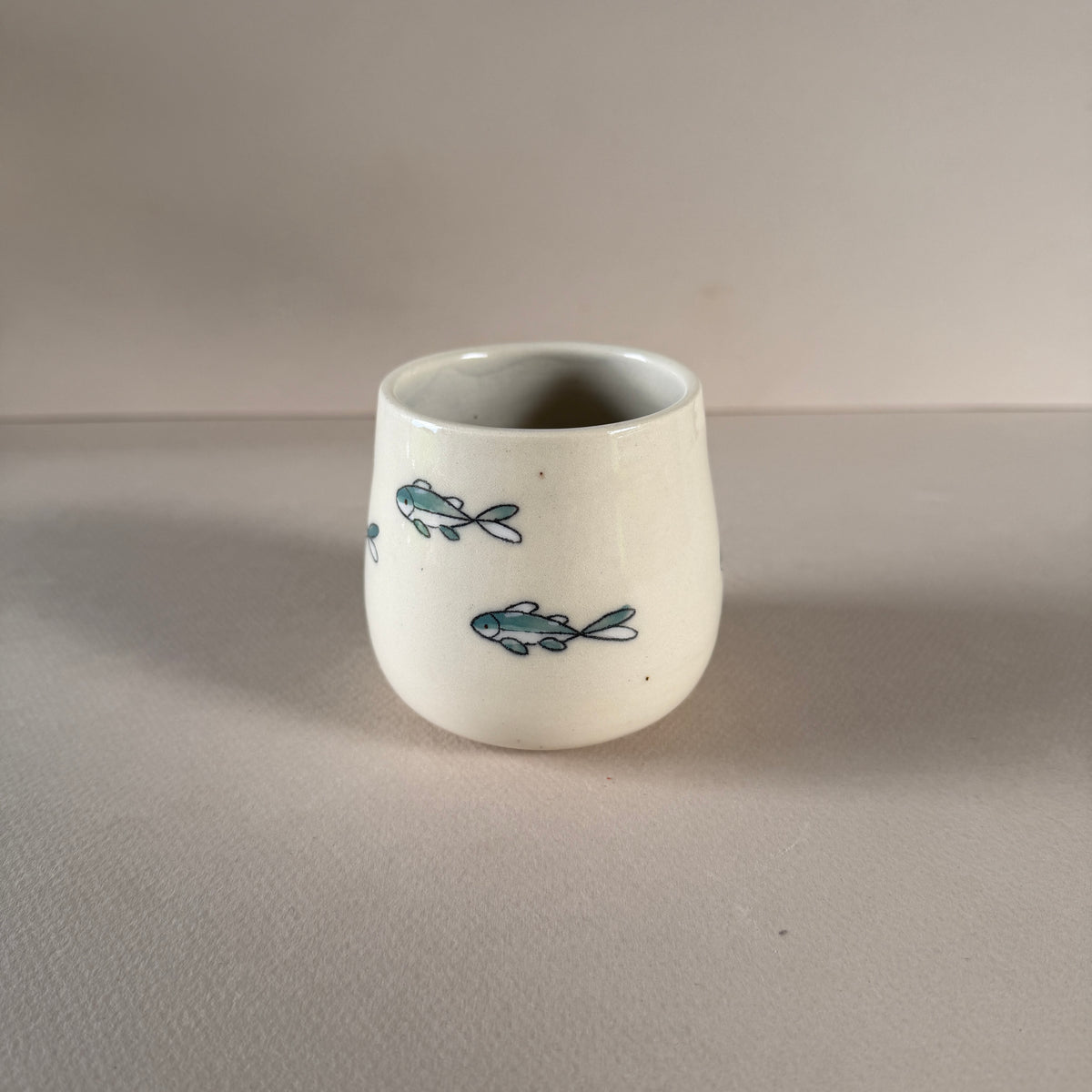 Light Teal Fish | Pinch Cup