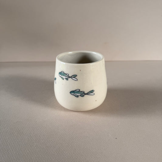 Light Teal Fish | Pinch Cup