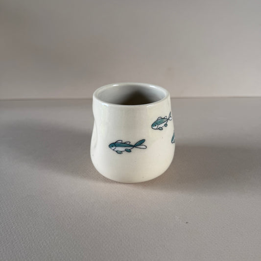 Light Teal Fish | Pinch Cup