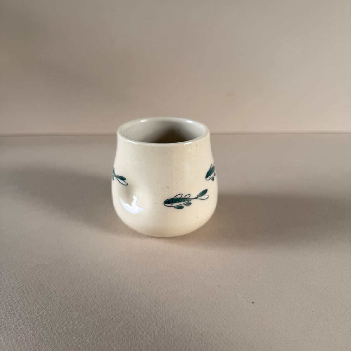 Teal Fish | Pinch Cup