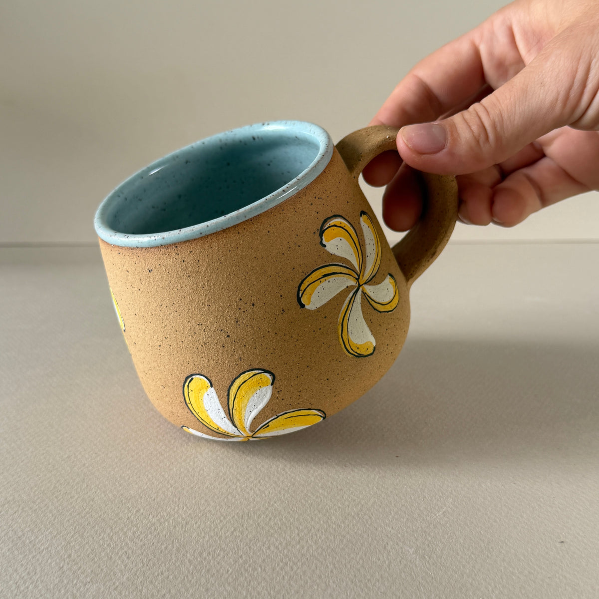 Yellow Plumeria | 14oz Mug