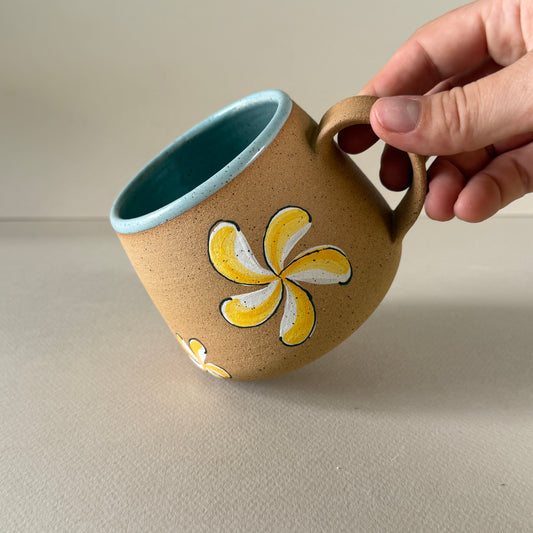 Yellow Plumeria | 14oz Mug