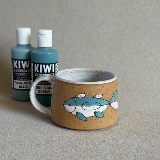 Fish Mug | Teal