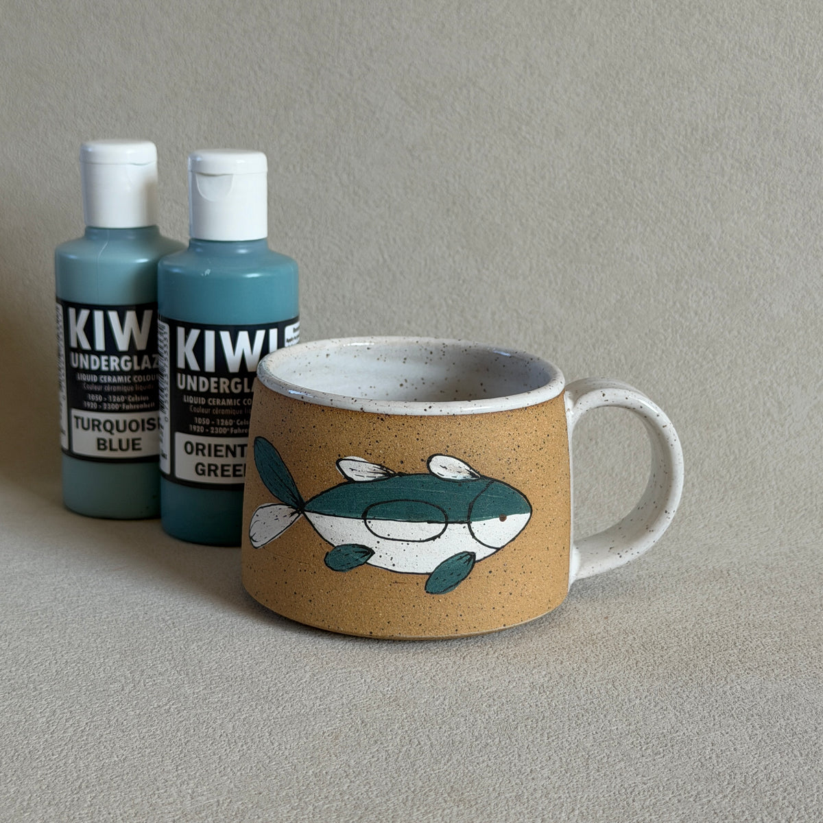 Fish Mug | Teal