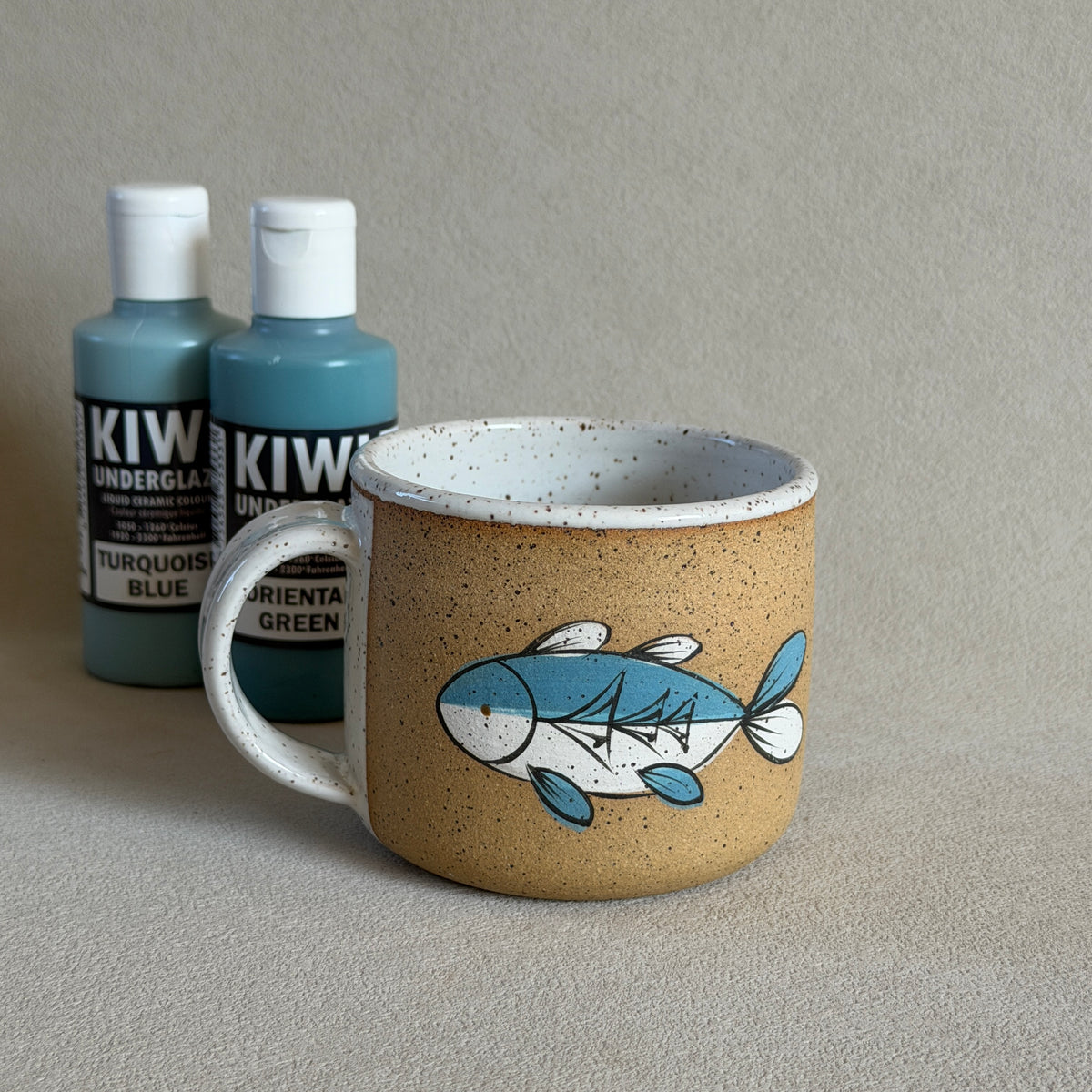 Fish Mug | Turquoise