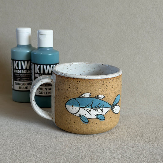 Fish Mug | Turquoise