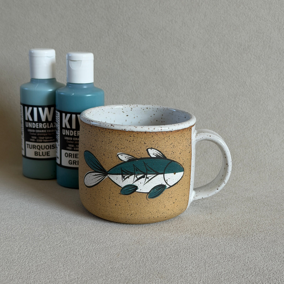 Fish Mug | Turquoise