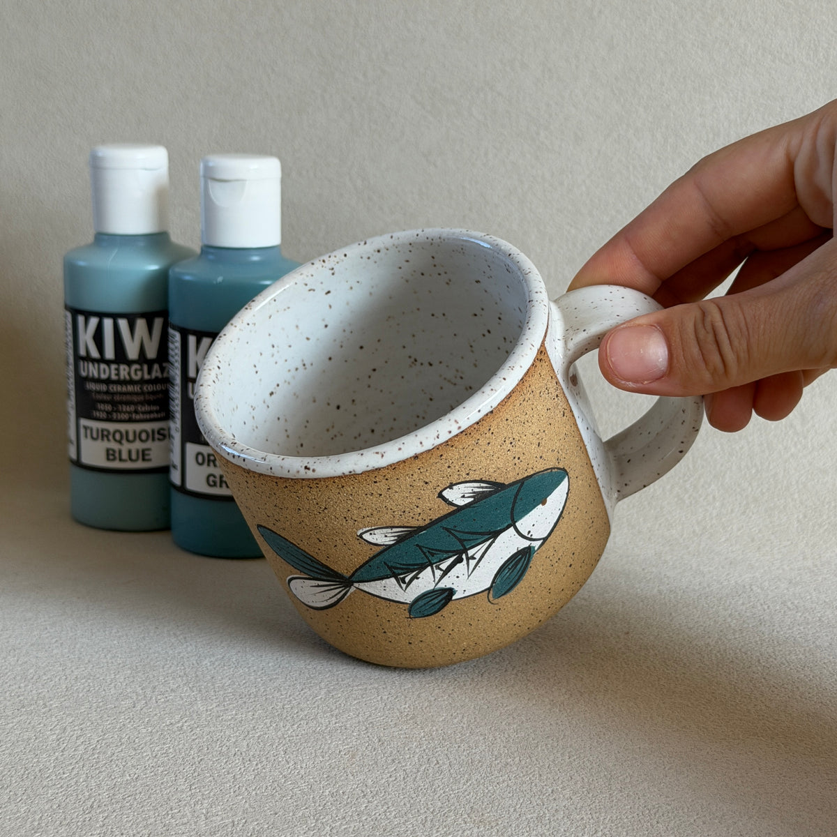Fish Mug | Turquoise
