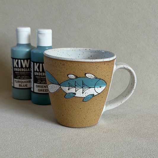 Fish Mug | Turquoise