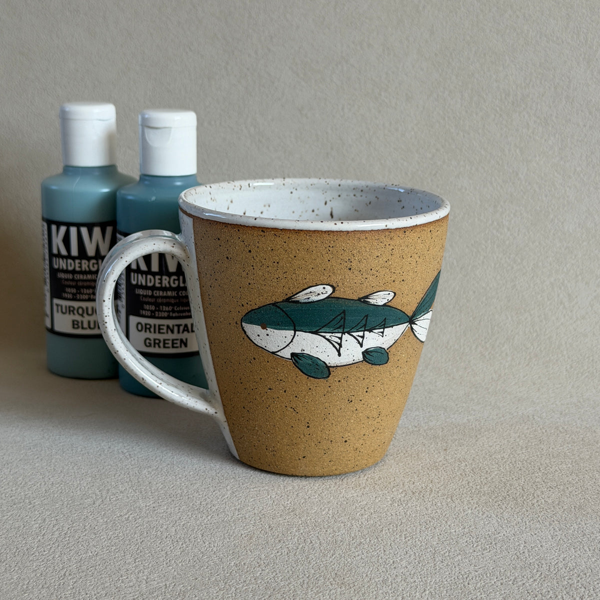 Fish Mug | Turquoise