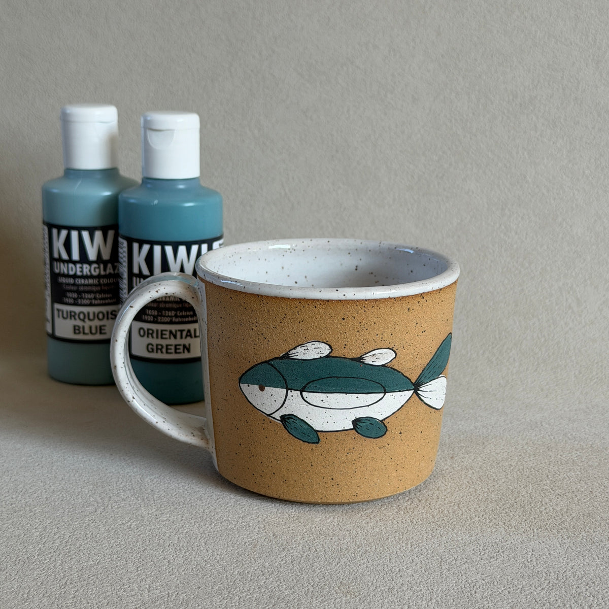 Fish Mug | Teal