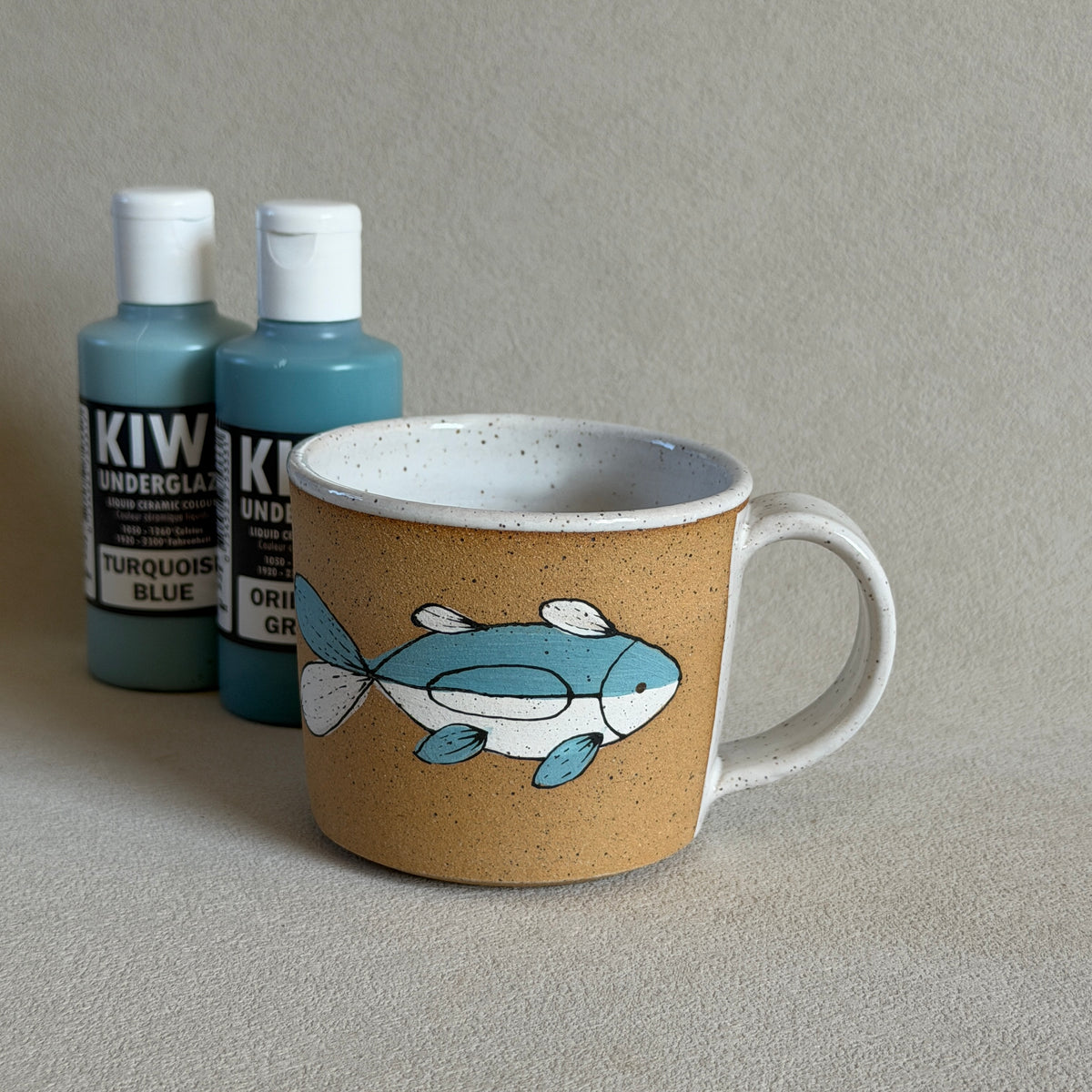 Fish Mug | Teal