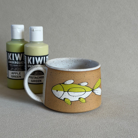 Fish Mug | Lime Green